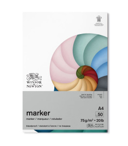Winsor&Newton Bleedproof Marker Pad A4 75g 50 sheets